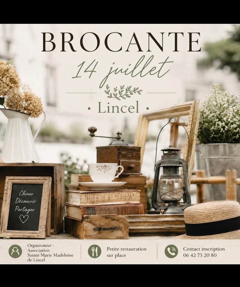 Notre Stand à la Brocante de Lincel